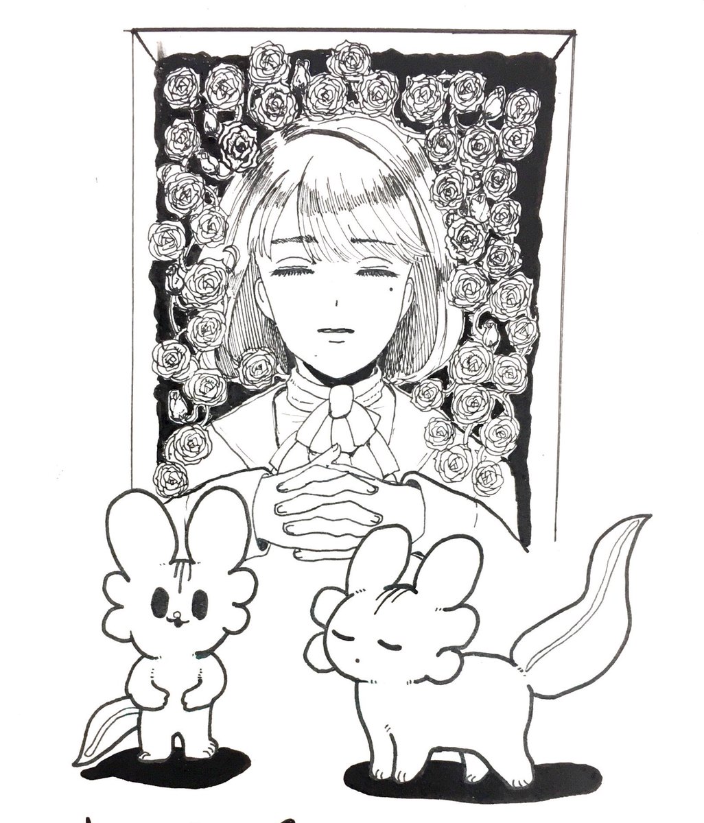 ひかるちゃんとウーパーちゃんのファンアートです 