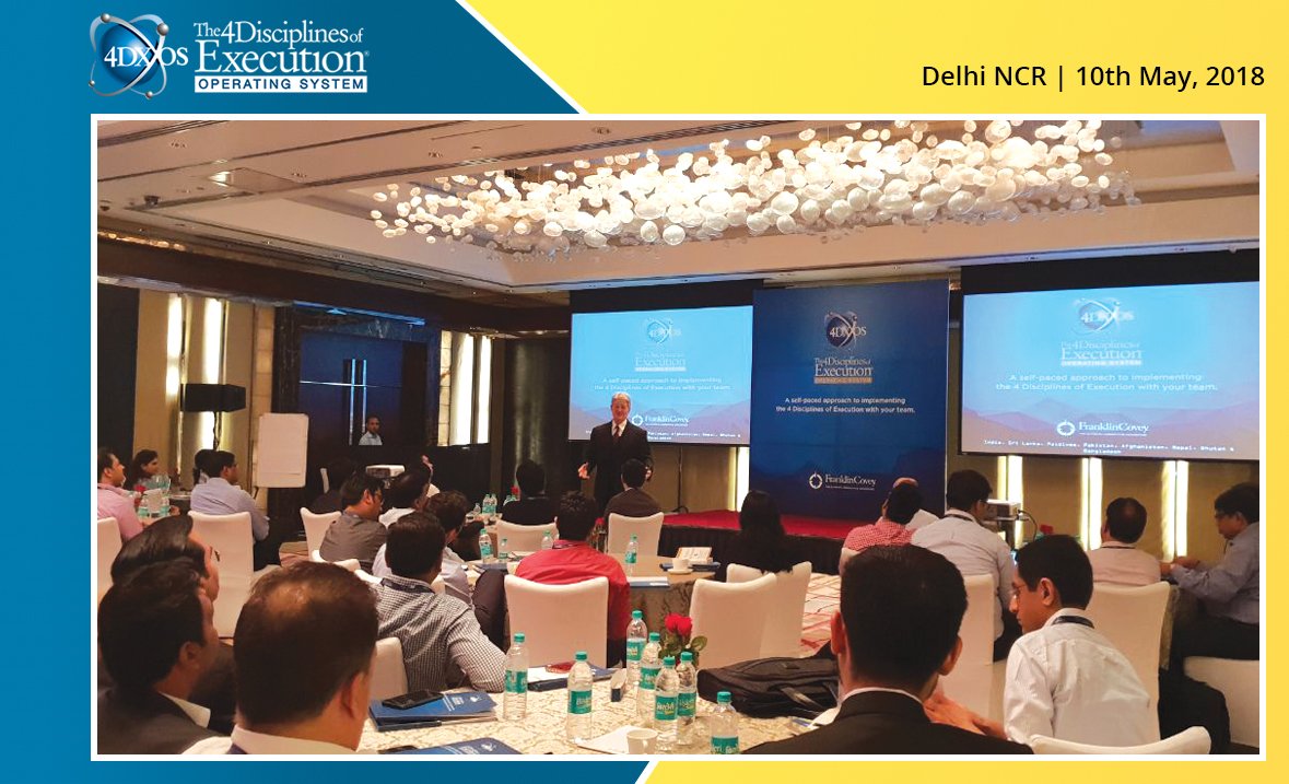FranklinCovey_I's tweet photo. #The4DisiplinesOfExecution #OperatingSystem launch workshop started today with great success at #Delhi #NCR , being conducted by the our Global Expert #JimHuling .
#4DXOS #FranklinCovey #FranklinCoveyIndia https://t.co/kcLOiuxmjt