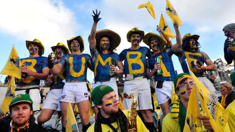 ACT_News_Feed's tweet photo. The @BrumbiesRugby warn supporters the club will cease to exist if crowd numbers continue to fall. Supporters respond that it’s the playing style and results of the #Brumbies that are keeping them away. https://t.co/5DhO1aJdKk #CanberraTimes #Canberra #CBR #Sport https://t.co/9JVjuLix78