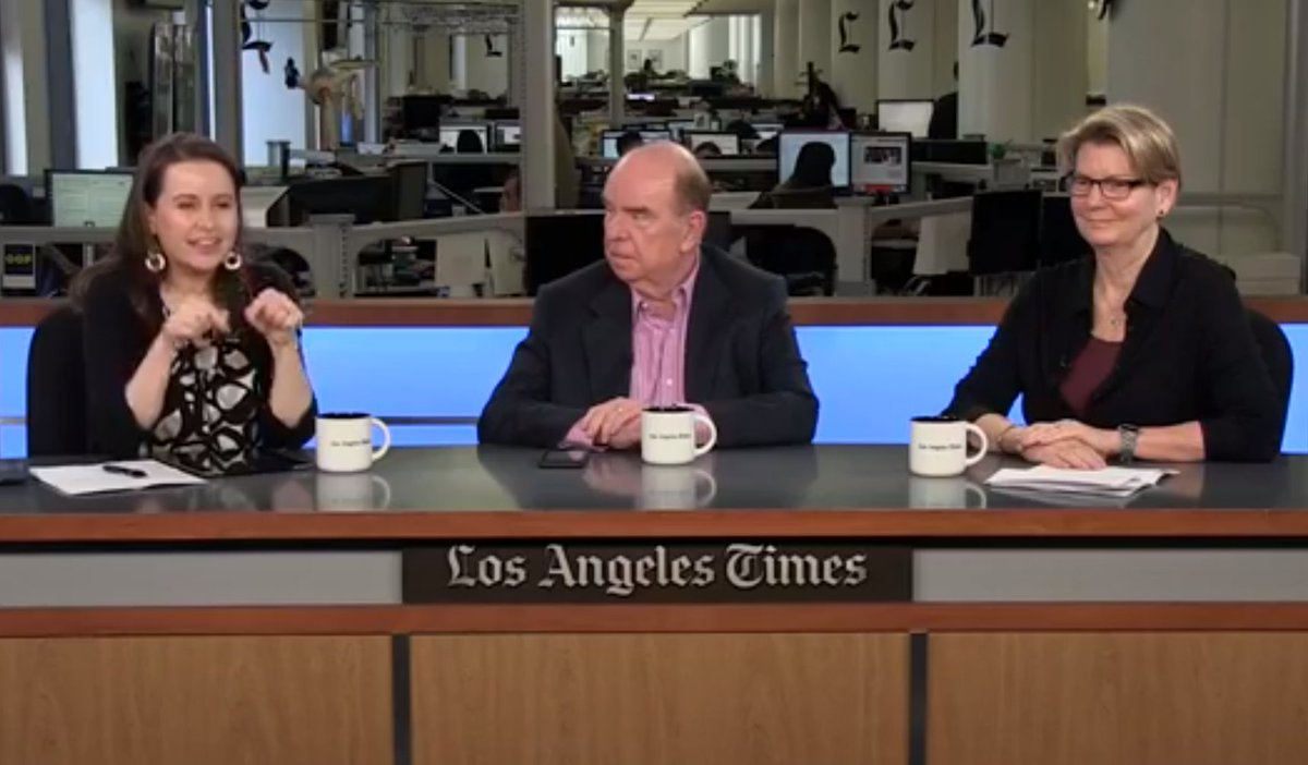 usclatpoll's tweet photo. .@UnruhInstitute Director @BobShrum and @CESRUSC survey director Jill Darling joined @cbellantoni at the @latimes for hot takes from the latest poll data on the CA Senate race and congressional issues. https://t.co/8WrQSVi9ql https://t.co/MPCRLLS1Ot