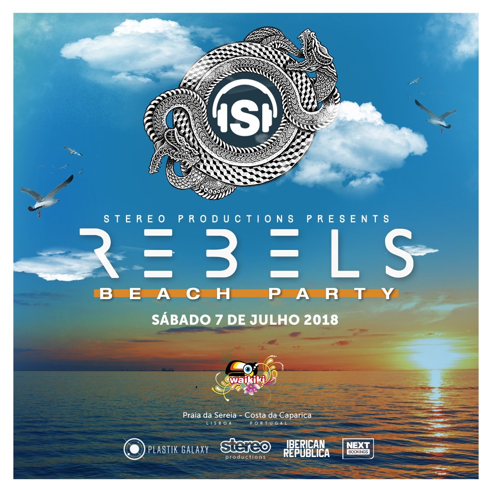 TalentoDJAgency's tweet photo. Confirmed. Stereo Productions takes over Waikiki Beach in Lisboa on Saturday July 7th. Line up TBA #StereoProductions https://t.co/btMQ5XyW1X