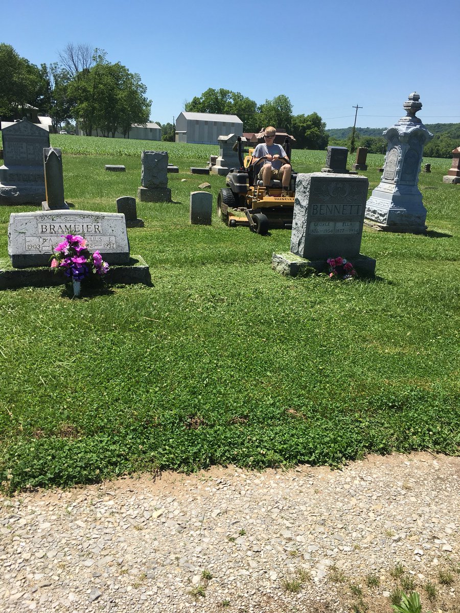 Busy mowing day for the crew for the holiday weekend
