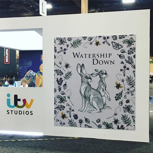 Beacon_Creative's tweet photo. So excited to see our Watership Down guide on display at Licensing Expo #illustration #branding #beaconcreative #watershipdown #rabbits #styleguide #design https://t.co/BKOrjutwgI https://t.co/WEQo9ppjxA