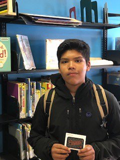 vencolibrary's tweet photo. Meet Dante, winner of the haiku contest at #vclMeinersOaksLibrary. https://t.co/hRF3oeyhlT