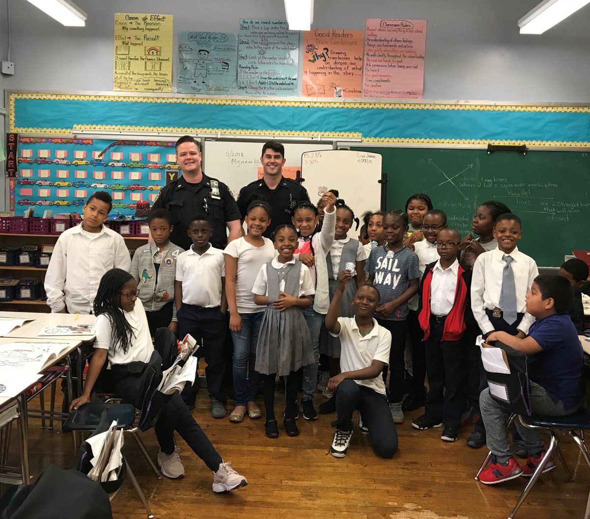 NYPD67Pct's tweet photo. #CareerDay . @NYPD67Pct #NCO Officers Dean &amp; Bresnahan were all too happy 😁to participate in #CareerDay at #PS235 in #EastFlatbush where they met some of the K-5 grade students and talked about being a Police Officer.  It was a great time, but who had more fun? #NYPDconnecting https://t.co/dq79K0gVuj