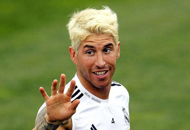 Sergio Ramos Funny Haircut - The Best Undercut Ponytail