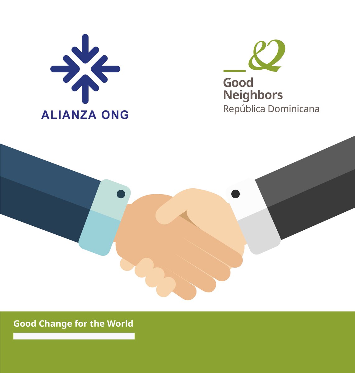 Es de gran alegría para nosotros comunicar que nuestra organización Good Neighbors República Dominicana, formalmente es parte de los miembros de <a href="/AlianzaONG/">Alianza ONG</a>  
¡¡Gracias por creer en nuestra iniciativa!!
#YoSoyGoodNeighbors
#GoodChangeforTheWorld
