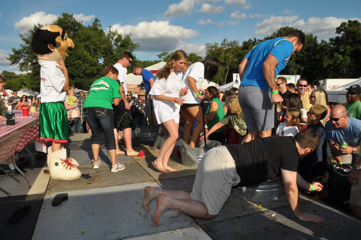 #TBT grape stomp 2016! Who's ready for Memphis Italian Festival!? #MemphisItalianFestival #ItalianFestival #Memphis #Choose901