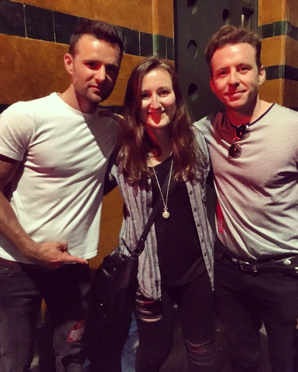 RomanySteel's tweet photo. One very happy Mcfly fan!! Thanks for the pic @mcflyharry @itsDannyJones 😁❤️🎸🤘🏻#Mcfly https://t.co/77HamTbKgV