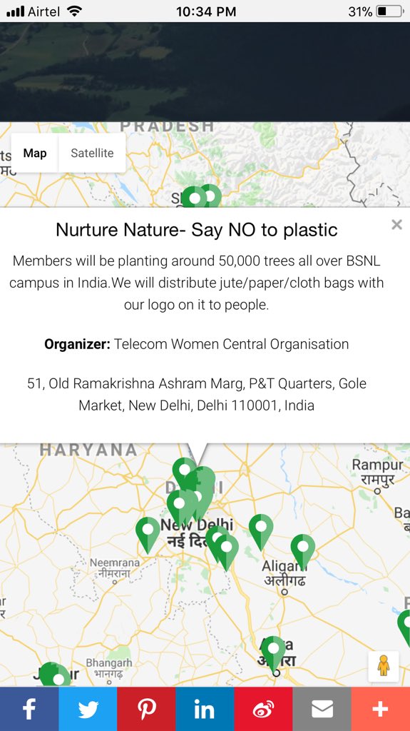 TWCO15's tweet photo. TWCO organising NURTURE NATURE-Say NO to plastic bags Campaign on World Enviornment Day 2018 https://t.co/jzu1hqPb6v
