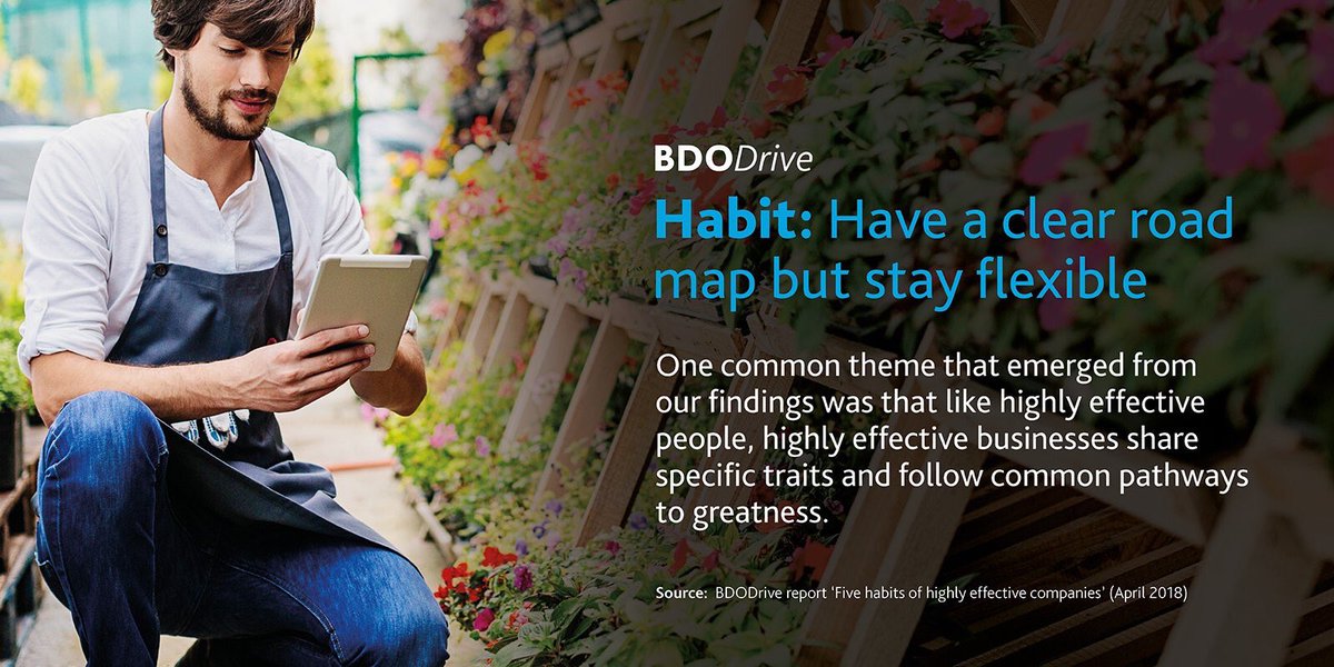 In our 'Five habits' series we look at how highly effective companies have a clear but flexible roadmap for growth &amp; success. Do you have a clear business plan?🤔 bit.ly/2qIuI4N