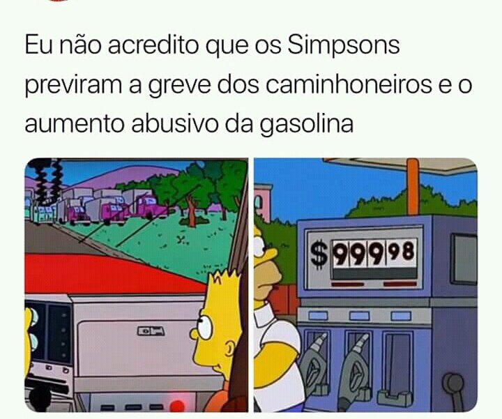 cassiorapper's tweet photo. Os simpsons como sempre chegando na frente hehe !! https://t.co/GjJ692OGXW