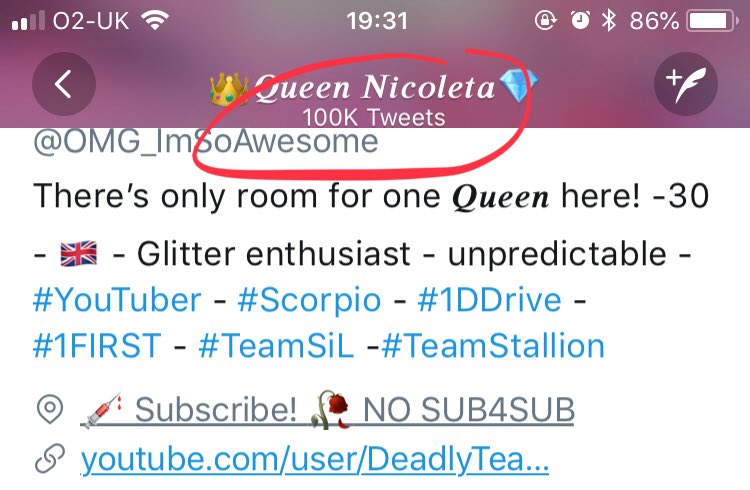 OMG_ImSoAwesome's tweet image. It feels like I’ve reached a whole new level after hitting the 100K tweet mark! 🎉 #TwitterAddict