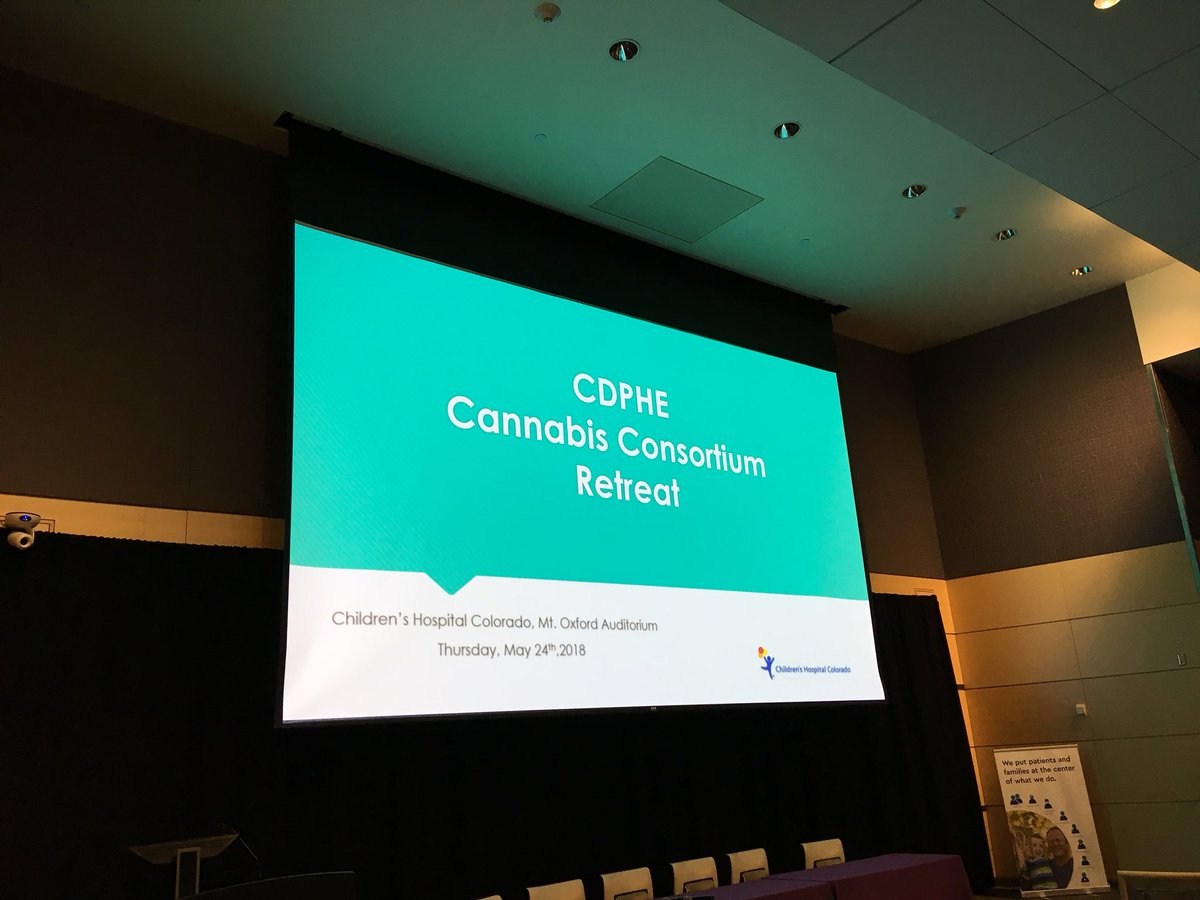 Excited to hear about the other cannabis research going on in Colorado and to talk about advancing cannabis research in our state. Thanks Colorado Department of Public Health &amp; Environment for organizing! #CDPHE #CCTSI #CannabisResearch