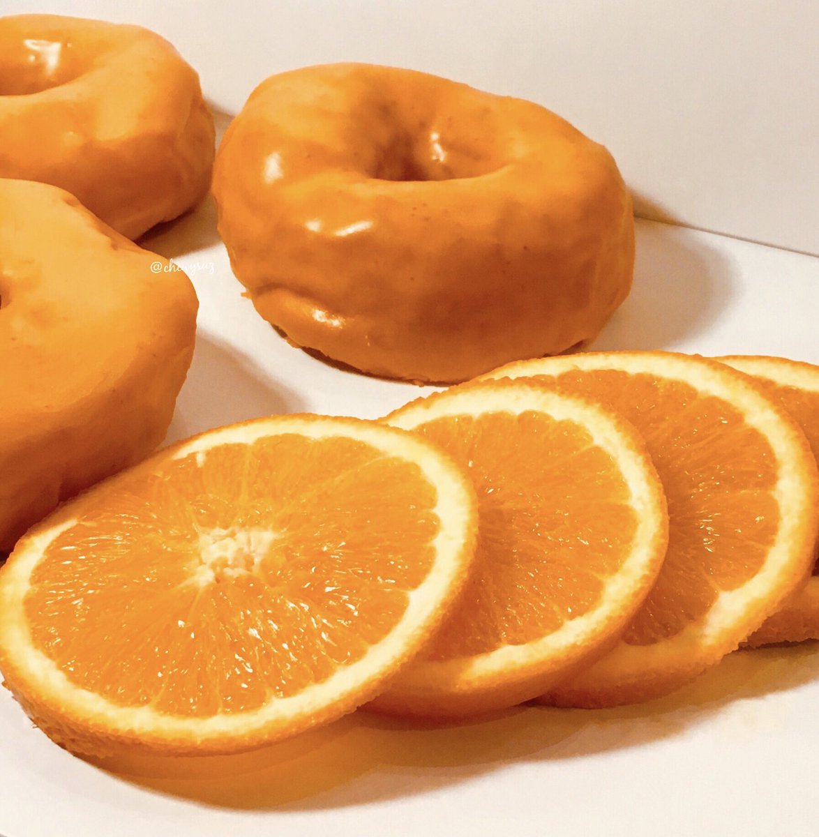 chewysuz's tweet photo. 🧡🍩Orange-You glad it’s #nationaldonutday #bakers #AfternoonTeas #donuts #donutday #donut #doughnuts #organic #SweetTooth2018 #entrepreneur #yum #instadessert #vegan #yummy #businesswoman #ALLCAPS #infatuation #foodporn #Foodies #twitterbakealong #foodblogger #foodtruck https://t.co/xQWdNE2YEf