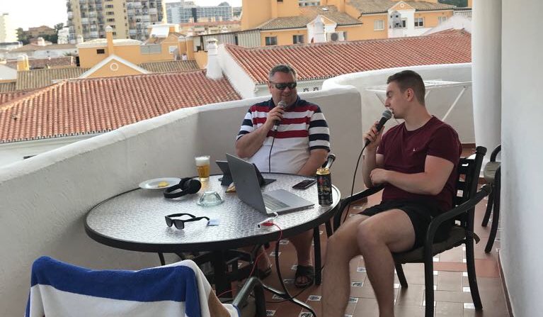 creatorspacee's tweet image. The Creator Space team podcasting away in sunny Spain.

We’ve christened this ‘The Beer and Tech Podcast’ 👌🏼