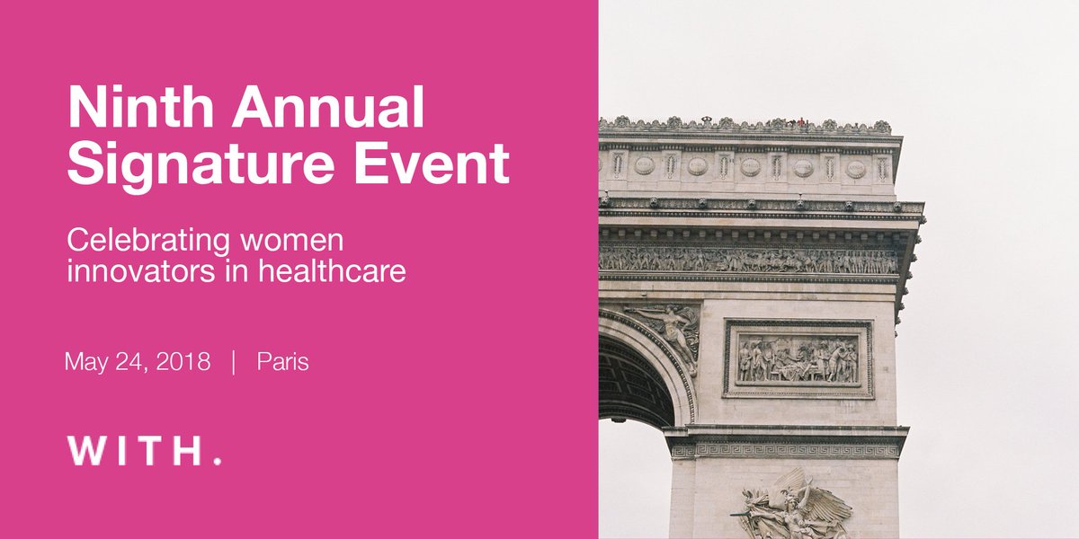Celebrating #women innovators in #healthare at our Ninth Annual Signature Event during <a href="/VivaTech/">VivaTech</a> in Paris! Learn More: with-association.com #VivaTech
