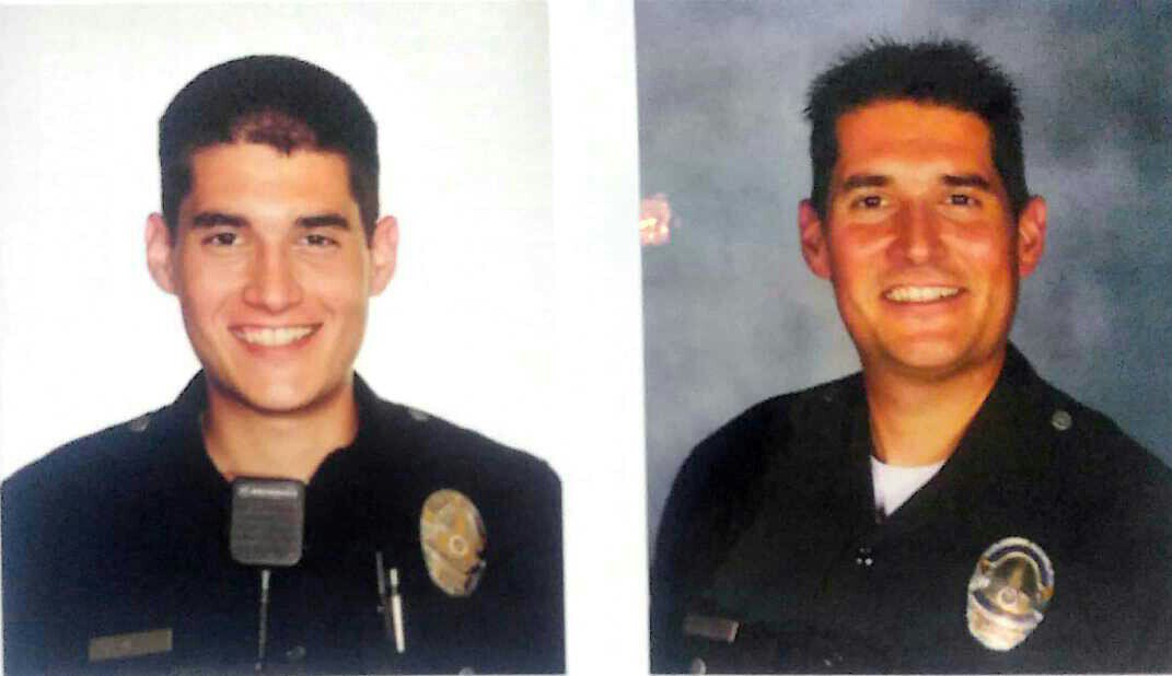 10a39's tweet photo. #TBT for me features the comparison #photos of #LAPD #WVAL 10SL39 in 1998 vs today. Same #badge, same #smile. https://t.co/fJxAW0QMWO