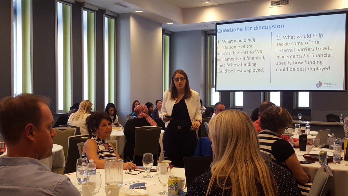 EWOcoop's tweet photo. .@iDuchaine is getting us collaborating and tackling barriers to #wil @BHERCanada! #EWOPD https://t.co/GxbT268mku