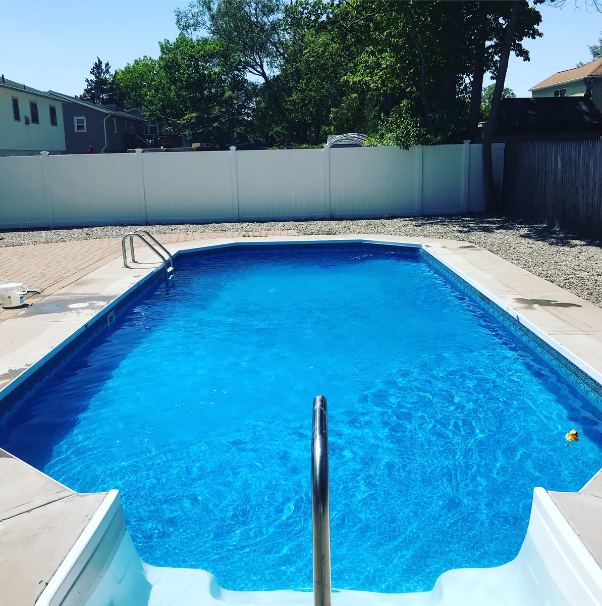 akpoolservicenj's tweet image. Why do we like Solid Safety Covers? Opened this pool less than 24 hours ago and it’s ready to swim today after only one vacuum and minimal water balancing. #poolopening #poolservice #safetycover #wehavethepulseofyourpool