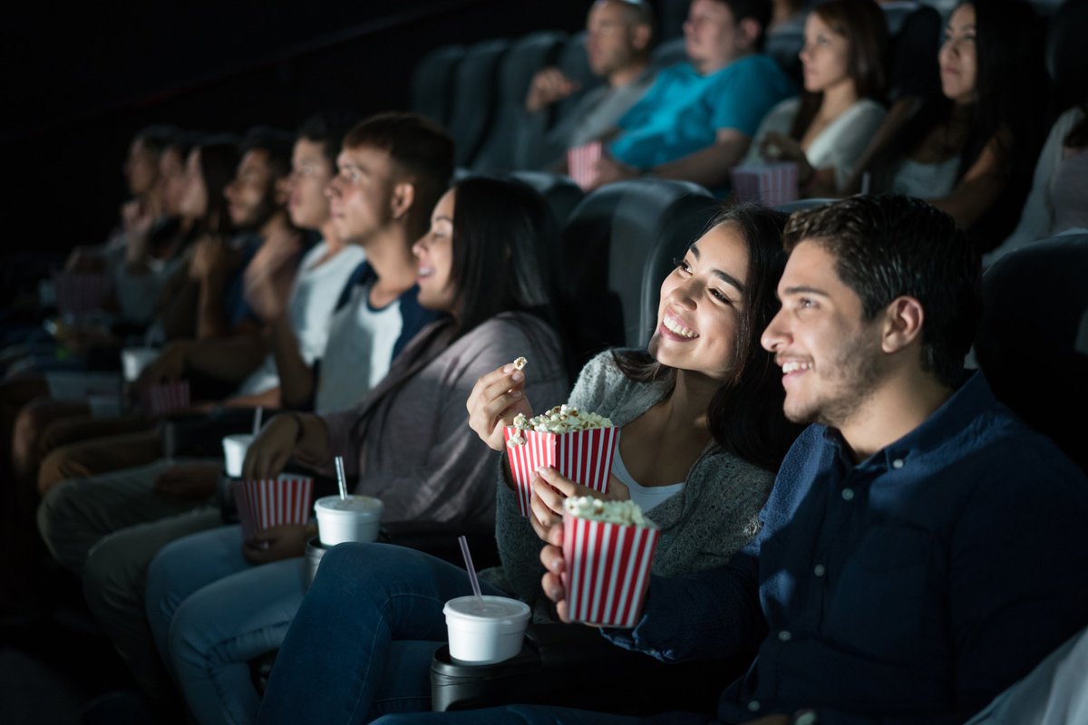 McCollumHearing's tweet photo. “Bring earplugs to the movie theater! Some movies can measure well above 85 dBA. Being exposed to those higher levels — even just for a couple of hours — could potentially impact hearing.” —Lisa Standaert, Au.D., Phonak Research Audiologist #BHSM #HearingHealth https://t.co/R0GL9Z75f5