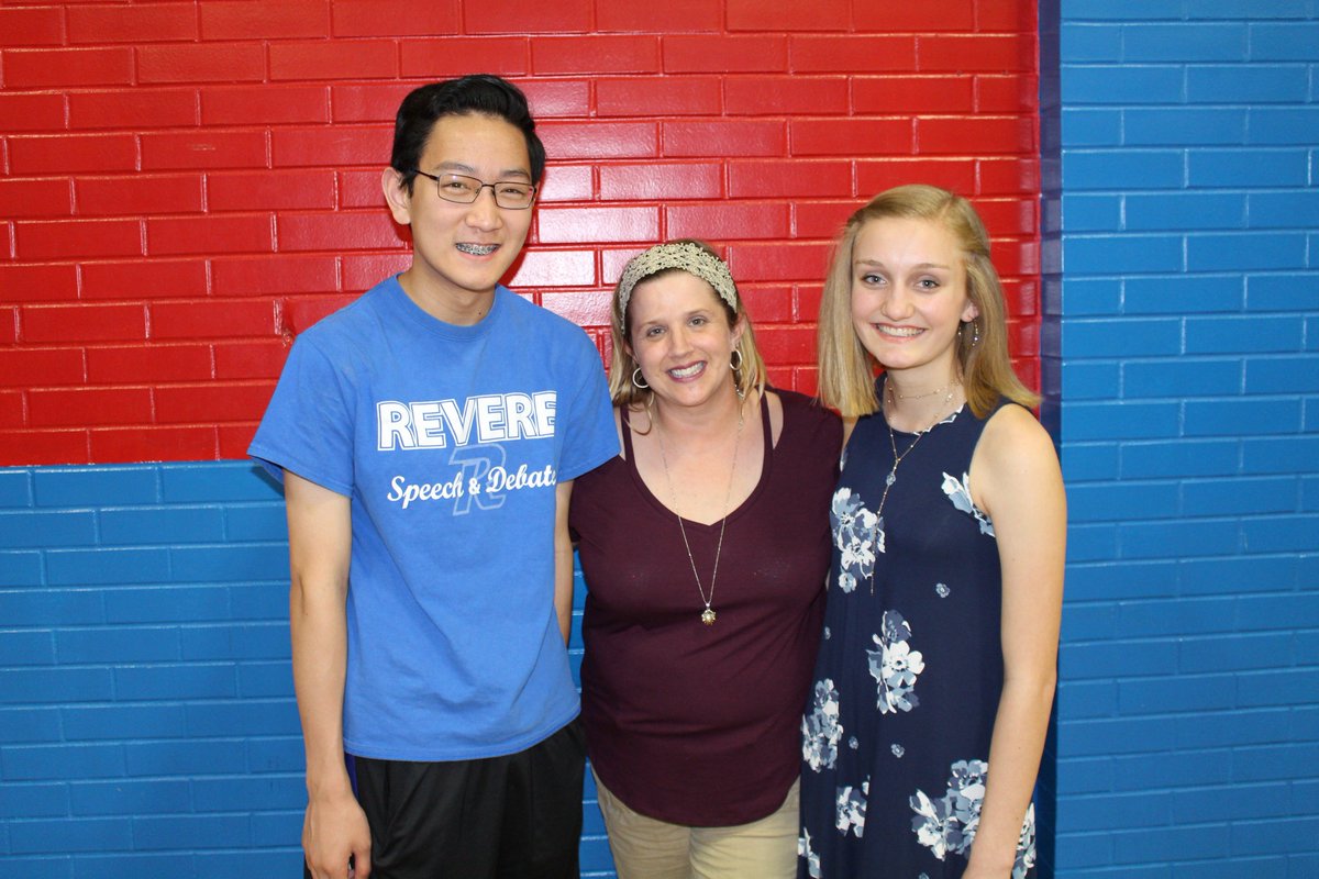Congrats to RMS students Drake Du &amp; Meredith Stein (soon to be RHS students) &amp; RMS teacher Jill Alessandro who were selected to participate in the National Argonaut Program. They will travel to Andorra in August to study with a team of prestigious scientists- all expenses paid!