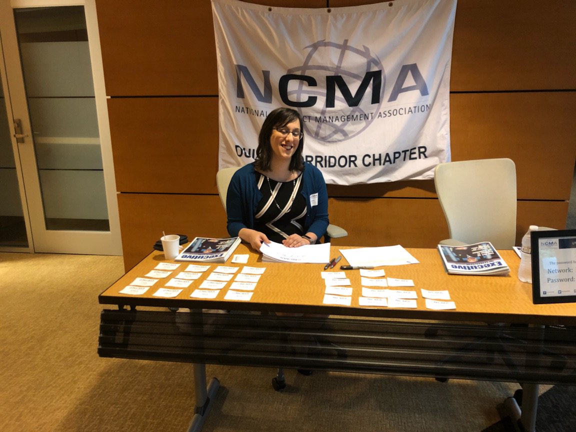 NCMADulles's tweet photo. Kaye Scott welcomes members to the May seminar on the Section 809 Panel.
#ncma #govcon #Fedcontracts @sba #smallbiz #fedbiz #federal #SDVOSB #WOSB #HubZone #NDAA #809panel @ncma  
https://t.co/cS4YoEODq5 https://t.co/Ff52FPETCE