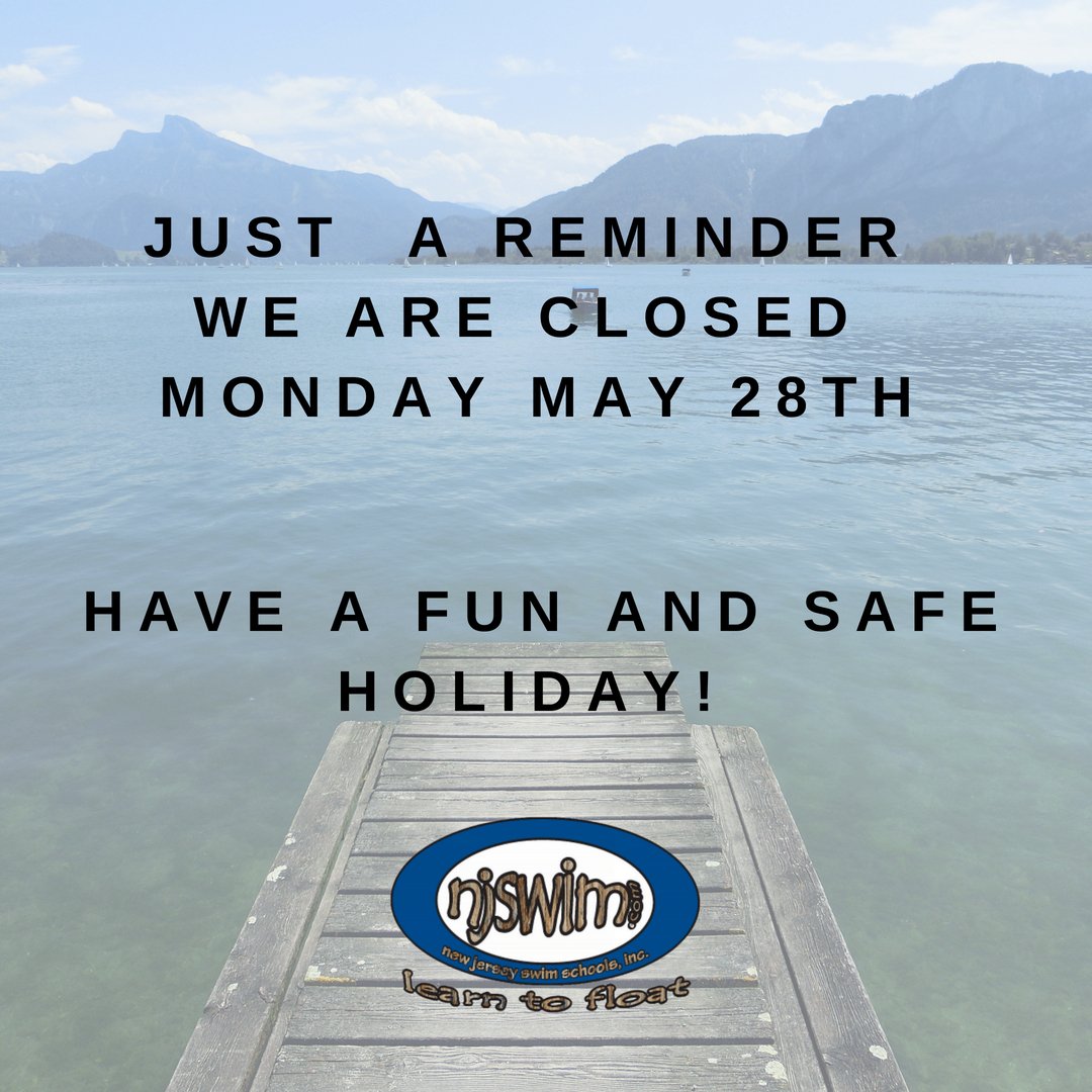 Njswim's tweet image. #njswim #learntofloat #safetyswimlessons #memorialday2018