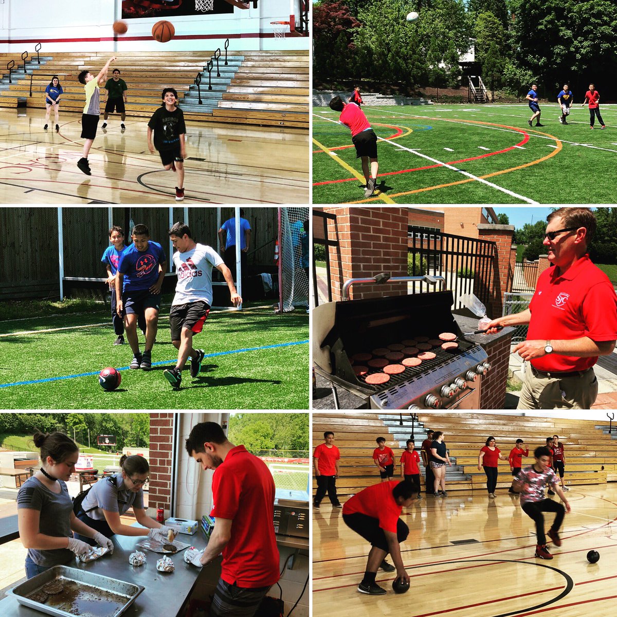 After this morning’s exams, our Lasallian Youth Club hosted a field day for the San Miguel School students! Special thanks to Lizzie Harlan ‘19 for planning the event and to the Men of St. John’s for providing the food. #LasallianEducation