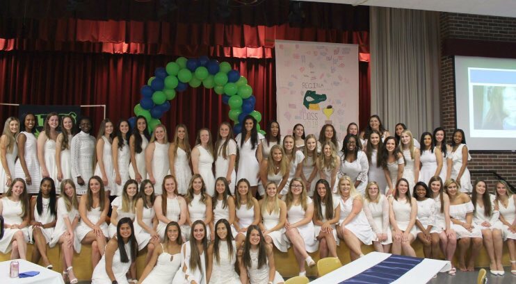 Last night was the Honors Convocation at St. Malachy. Congratulations to the Senior Class for their outstanding academic achievement, leadership, service, honor, knowledge &amp; character!
After, all <a href="/ReginaGators_18/">Regina Class of 2018🐊</a> &amp; families gathered for a Celebration Dinner! (All pics on FB!)
