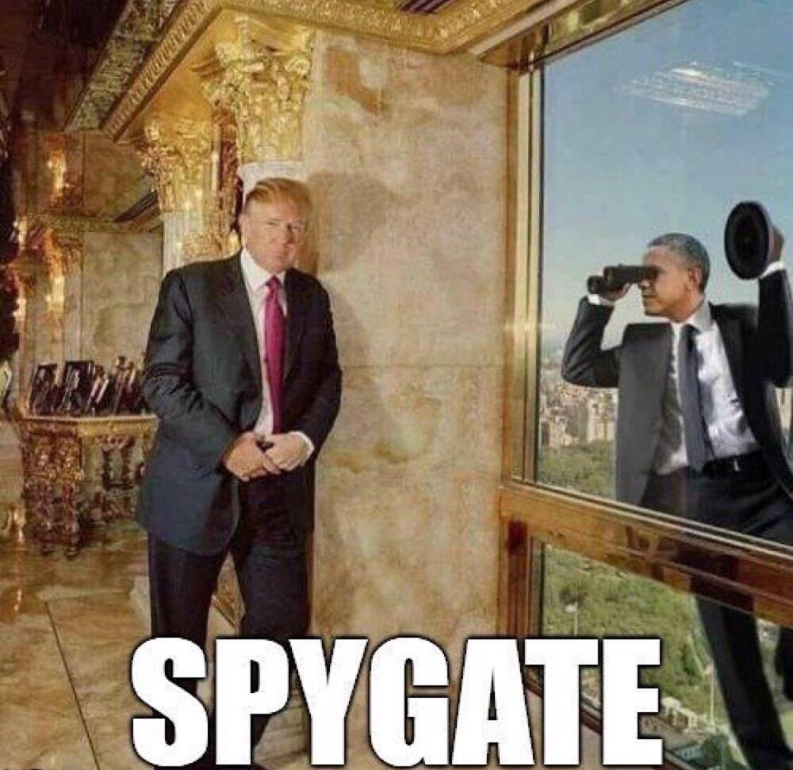 OliverMcGee's tweet image. Let me be clear, @BarackObama’s Spy Gate is the biggest scandal in political history. 

Forget Watergate, here you have an entire political party and government agencies who worked together to try and prevent @realDonaldTrump’s Presidency. 

Now they’re trying to cover it up.