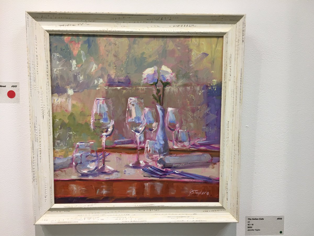 GadsdenMuseum's tweet photo. "The Italian Cafe"
oil
16 x 16
$650
Jennifer Taylor

Available for purchase https://t.co/wYnypvbHP5