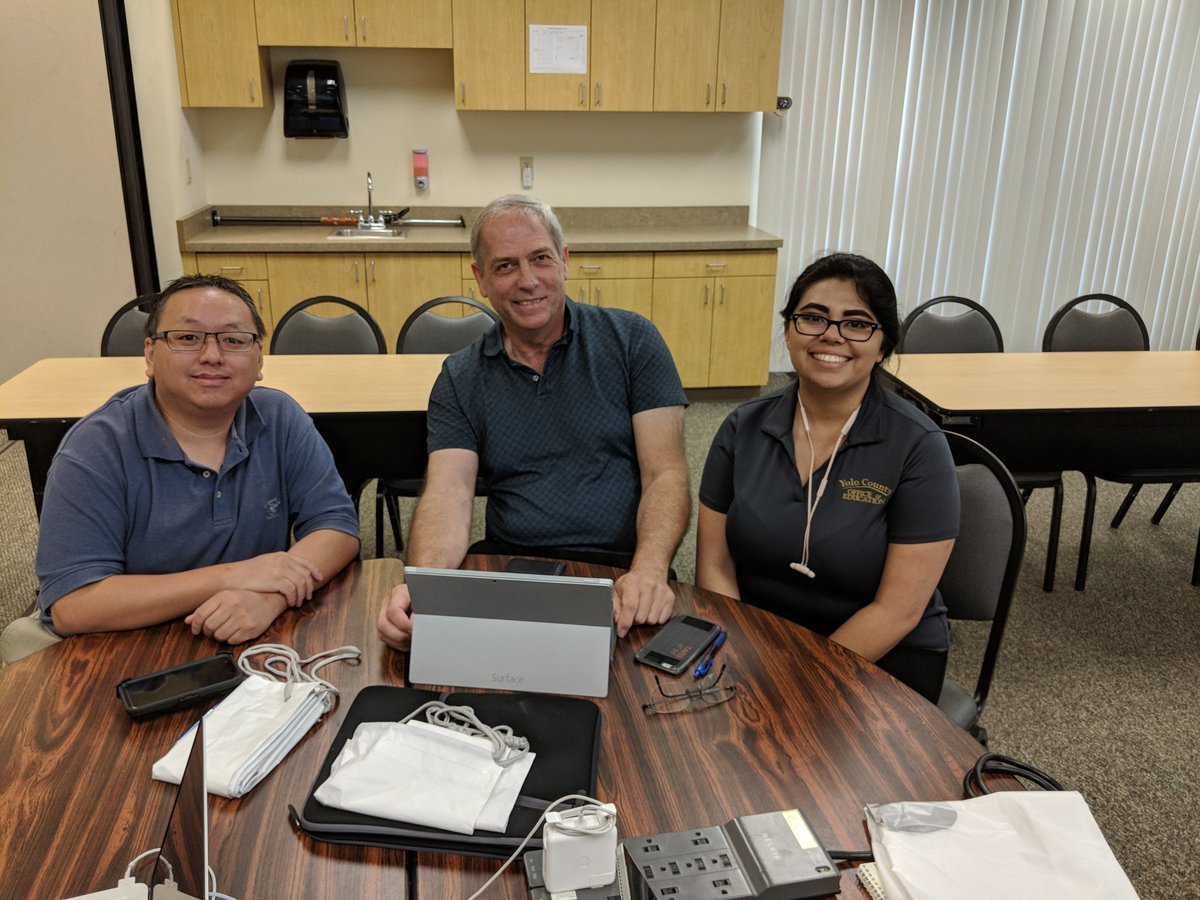 NVCETPA's tweet photo. Yolo COE is all smiles for technology in education at today's event! @CETPA @NVCETPA #edtech @YoloCOE https://t.co/KYMwolIjdv