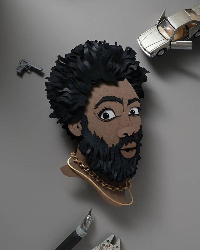 kewlot's tweet photo. This is Donald Glover. @childishgambino #thisisamerica
.
.
.
#childishgambino #madethepapers #paperart #illustration #art #artph #papercraft #paper #cutout #papercut #papercutportraits #designspiration #papertoleportraits #artshub #madethepaper https://t.co/G7hsdr2Ipb https://t.co/JYDFvKFgyN