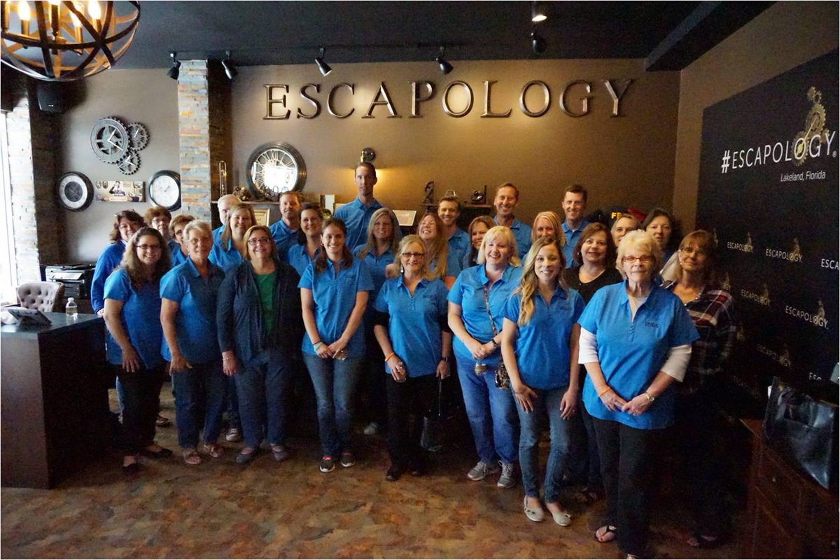 Thank you to #Escapology in #downtown #Lakeland and #Century Companies for an amazing corporate field trip yesterday!!!!!!