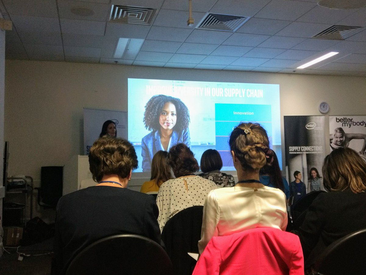 claremag's tweet photo. @faridagibbs @intel @WEConnectEurope @meganstowe @MP_GibbsHybrid Insightful day #diversity #women #csr @intel https://t.co/fATssaIpP1