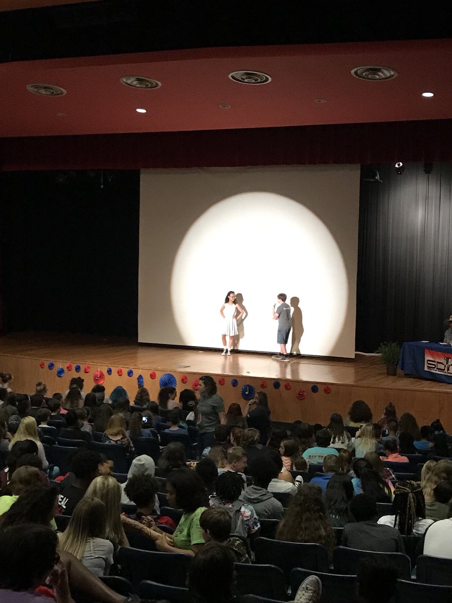 KCSDrBrown's tweet photo. I’m always amazed by the talent our students have, and the bravery they show to get up in front of their peers to perform. #SDMStalentshow2018 #wevegottalent #OneTribe https://t.co/eYURM4BT83