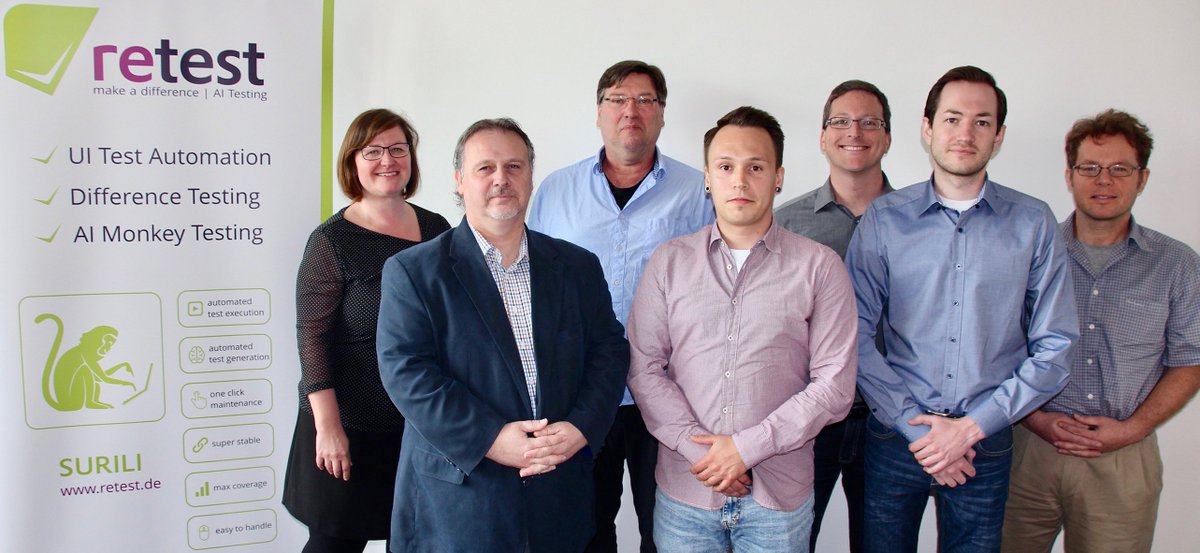 HKAnews's tweet image. Forschungsprojekt #Surili: @BMBF_Bund fördert Forschungsprojekt der @retest_de und der Hochschule Karlsruhe zur Automatisierung von #Softwaretests mit rund einer halben Million Euro hs-karlsruhe.de/presse/forschu…