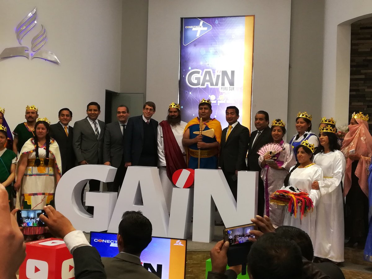 Se dio inicio al encuentro de comunicadores #GAIN en #MSOP Cusco o Perú #Conecta2 <a href="/josuellempen/">Josué Llempén</a> @Pr_RaulYaranga @gersonvega