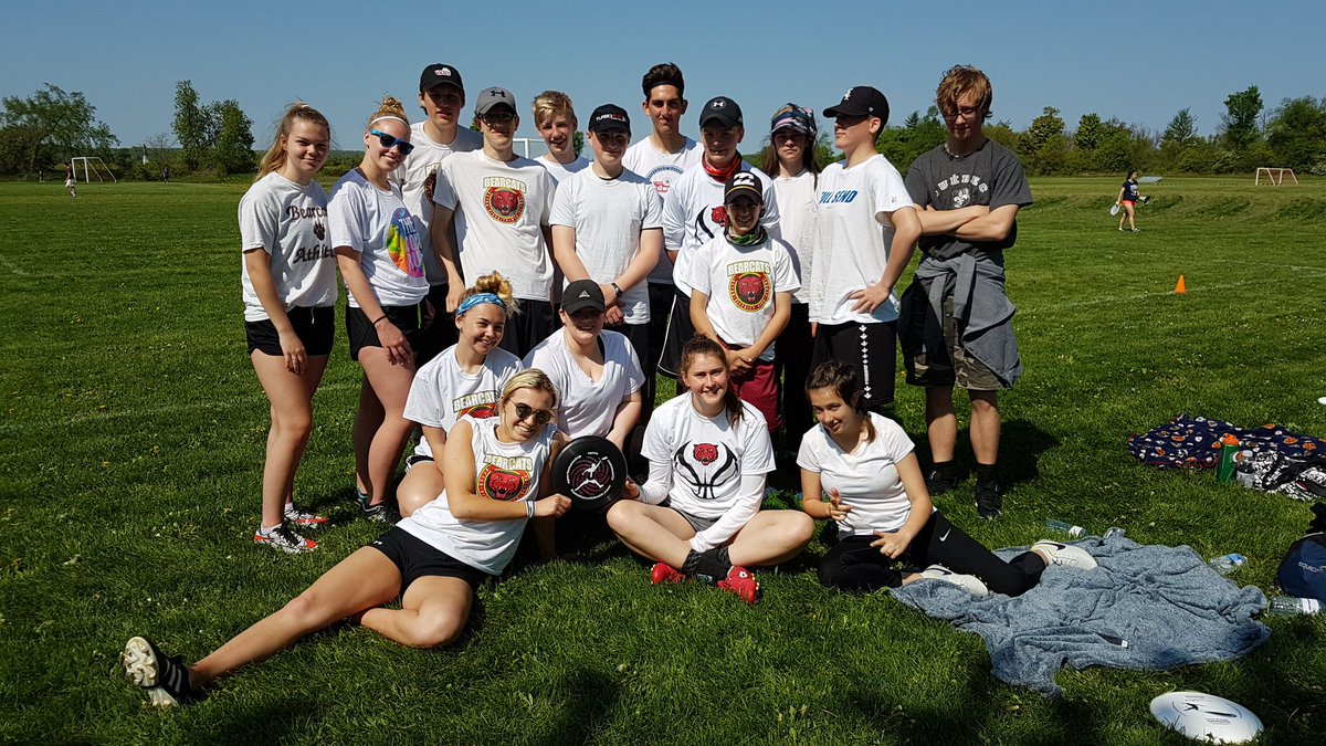 actondistrict's tweet photo. Let the Frisbees fly! Acton team competes at GHAC. Note: Mr Braun's photobomb selfie. https://t.co/gCq9OwYMWf