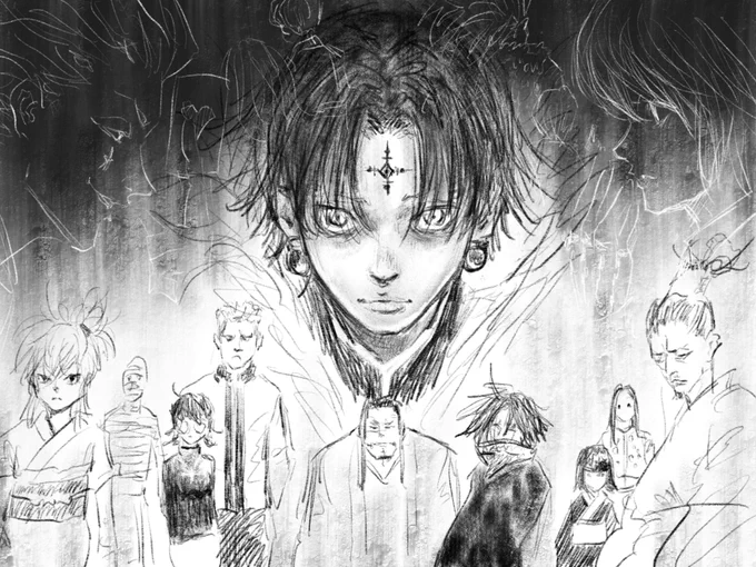 #HUNTERHUNTER芸人 HUNTER×HUNTER芸人なので過去絵を 