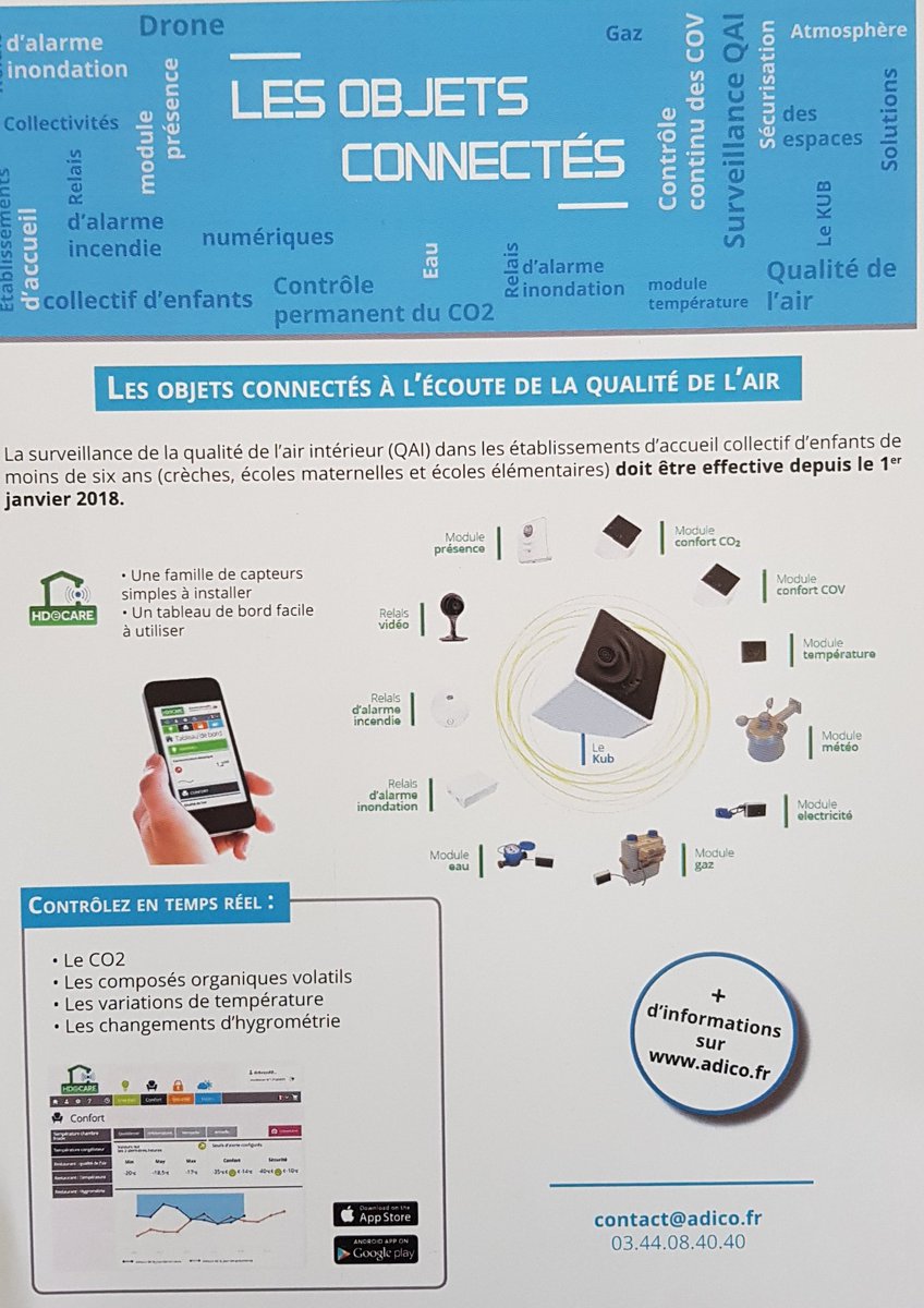 EmmanuelViv's tweet photo. #IoT Après #ronquerolles #valdoise #canly dans #oise #crevecoeurlegrand passe aux #objetconnecte pour contrôler la #qualitedelair dans ses écoles. Merci aux élus pour leurs confiance https://t.co/oiv9V44Xza