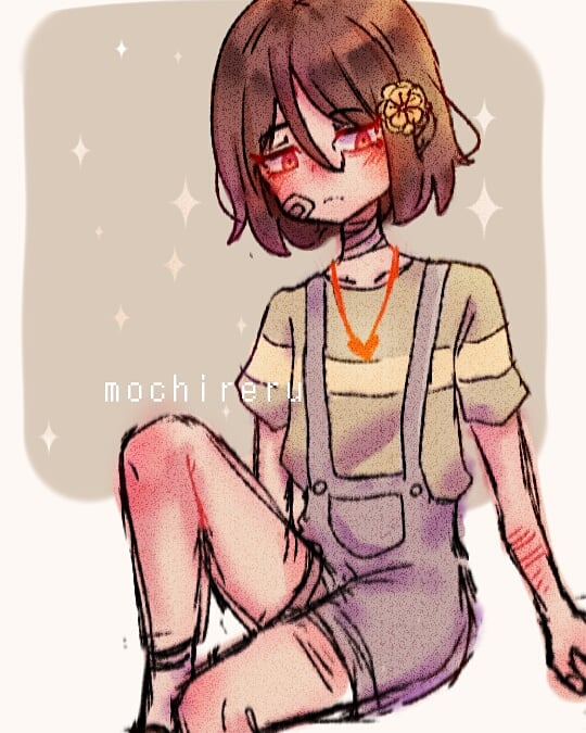 chara (undertale) drawn by nano_mochi