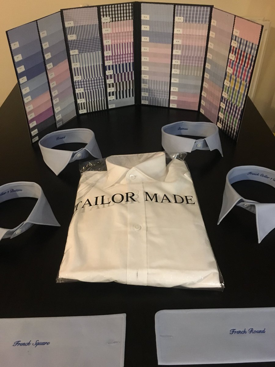 TheSuitGroup's tweet photo. After a long wait, we now supply Tailored Shirts!! White and coloured shirts, 15 different collars and 9 different cuffs, you can now complete your look with The Suit Group. Prices are £60 for one shirt and 2 for £100. Deals available when purchased with a suit. Message for info! https://t.co/4Sj0quYcTe