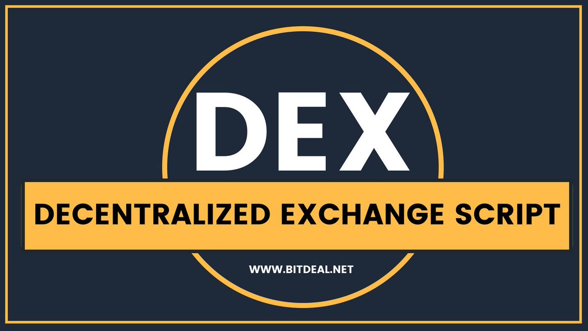 bitdeal001's tweet image. A complete software and script services to start your own #decentralized exchange site! -> goo.gl/GJeGh3
#DecentralizedExchangeScript #DecentralizedExchagneSotware
#bitcoin #cryptcourrency #Blockchain