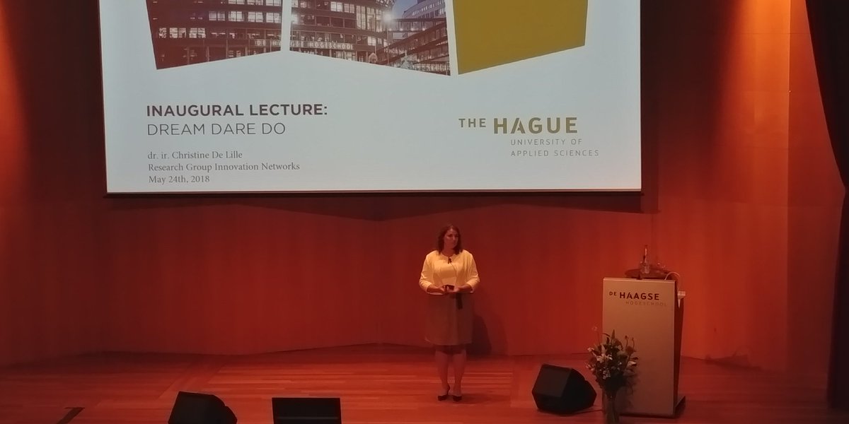 #innovationnetworks. Christine de Lille start haar inaugaratie.