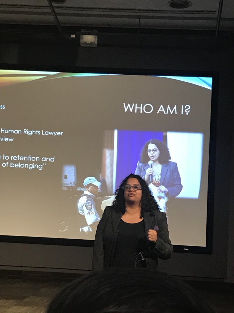 What an amazing keynote Speaker. Tanya De Mello <a href="/tjdemello/">Tanya De Mello</a>  touching issues students are facing today #HumberAdvisorTrainingConference2018