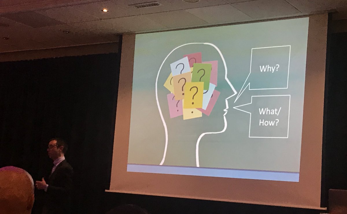 smetsr's tweet photo. Fantastic to see @UKAdrianReed apply the correct order as we must expect from a Business Analyst ! Why -> How -> What #BABeyond18 #baot https://t.co/HpQWJO0T6H