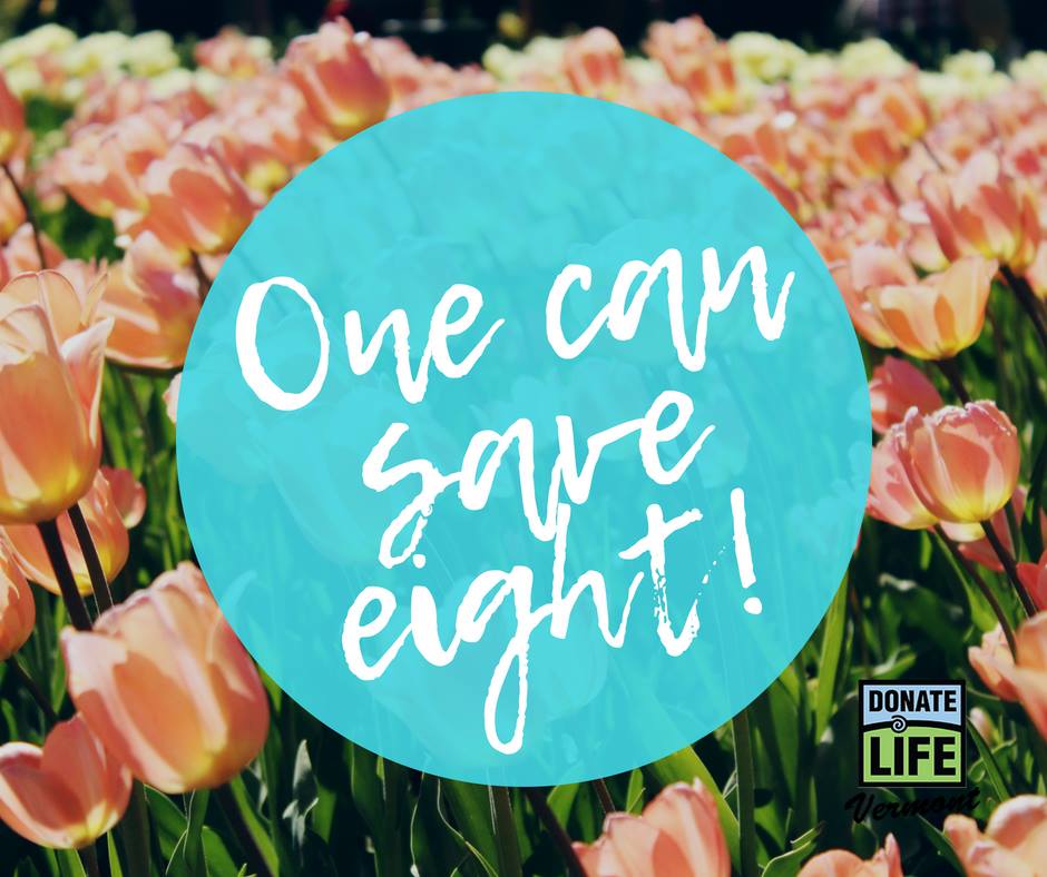Registered donors have the ability to save eight lives, just through organ donation. Organ and tissue donors have the ability to impact 75 people! How amazing is that?! #feelgoodfriday #donatelife #celebrateheroes #organdonation #tissuedonation #SpringTime