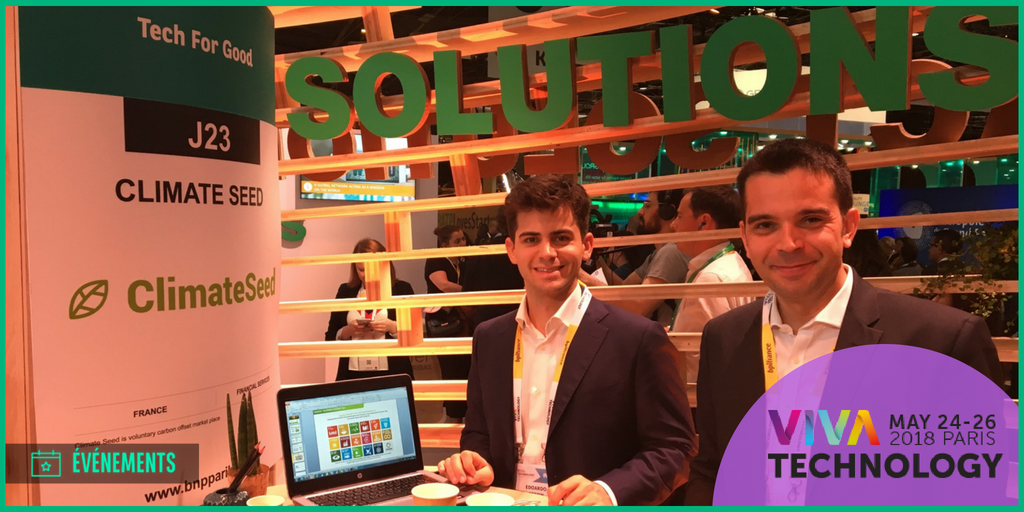 BNPP2S's tweet photo. Sur #VivaTech, découvrez #ClimateSeed, réseau d'échange entre investisseurs et porteurs de projets pour acheter et vendre des crédits de carbone. @Nunes_Seb https://t.co/nX0HyNBQch https://t.co/WMfTZc8eg8